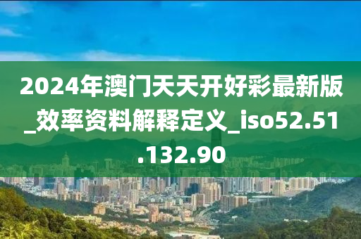 2024年澳门天天开好彩最新版_效率资料解释定义_iso52.51.132.90