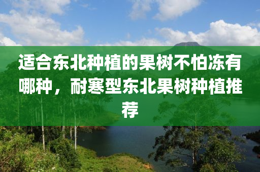 适合东北种植的果树不怕冻有哪种，耐寒型东北果树种植推荐