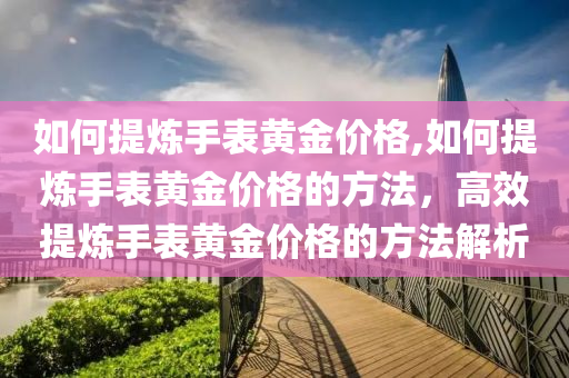 如何提炼手表黄金价格,如何提炼手表黄金价格的方法，高效提炼手表黄金价格的方法解析