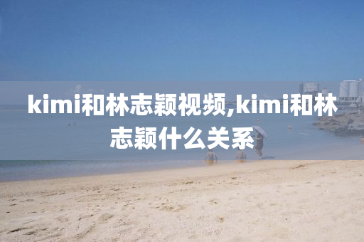 kimi和林志颖视频,kimi和林志颖什么关系